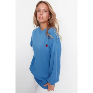 Trendyol Sweater - Blue - Regular fit