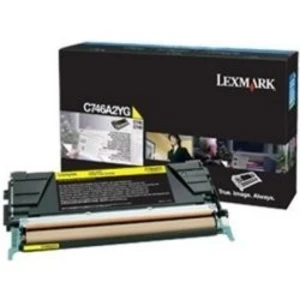 Lexmark C746A2YG žlutý (yellow) originální toner