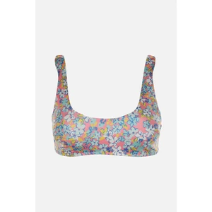 Trendyol Multicolored Floral Print Bikini Top