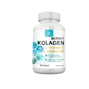 Allnature Morský kolagén + vit. C + vit B3 30 kapsúl