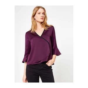 Koton Blouse - Purple - Relaxed fit