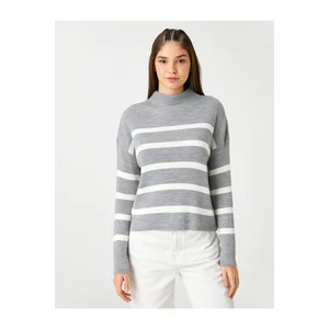 Koton Sweater - Gray - Regular fit