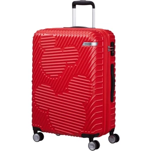 American Tourister Skořepinový cestovní kufr Mickey Clouds M EXP 63/70 l - červená