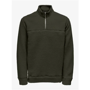 Men's Dark Green Sweatshirt ONLY & SONS Remy - Men