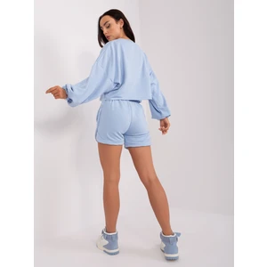 Light blue two-piece tracksuit