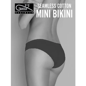 Briefs Gatta 41595 Seamless Cotton Mini Bikini S-XL black/black black