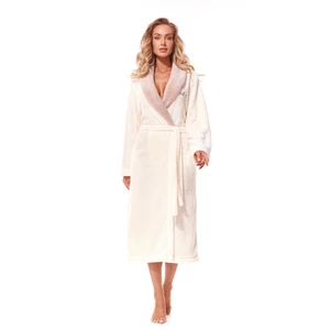 Duo Long Bathrobe 2314 Ecru Ecru