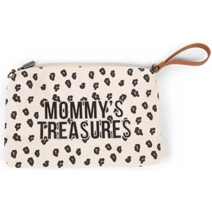 Childhome Mommy's Treasures Canvas Leopard púzdro s pútkom