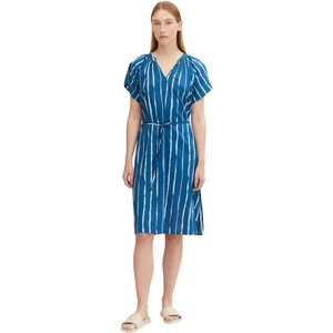 Blue Striped Dress Tom Tailor - Women
