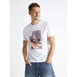 Celio T-shirt Berelax with TASTY print. - Men's