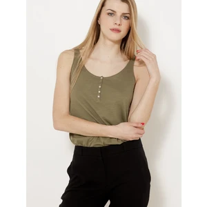 Khaki Tank Top CAMAIEU - Women