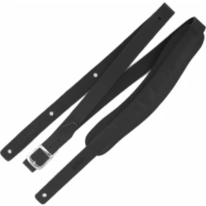 Richter Slim Deluxe XL Buffalo Black Ledergurte für Gitarren Black