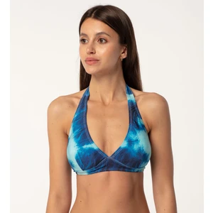 Aloha From Deer Woman's Tie Dye Halter Neck Bikini Top BTH AFD852