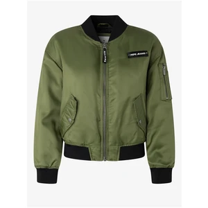 Khaki dámský bomber Pepe Jeans Anette - Dámské