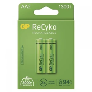 Nabíjacie batérie GP B2123 ReCyko, 1300mAh, AA, 2ks