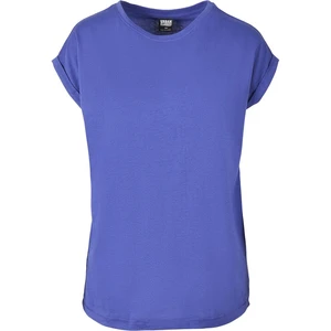 Women's T-shirt with extended shoulder blue-purple