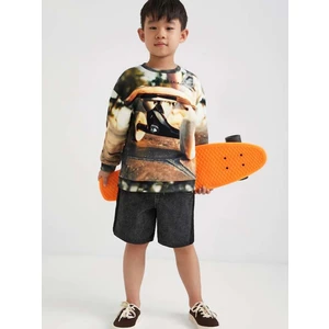 Desigual Cupido Brown Patterned Hoodie - Boys