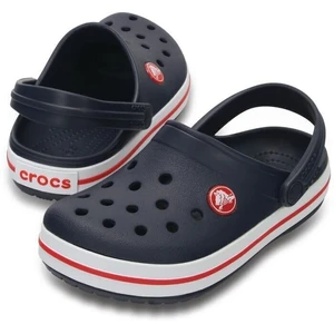 Crocs Kids' Crocband Clog Navy/Red 20-21