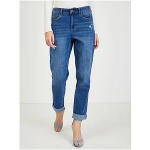 Orsay Dark Blue Ladies Boyfriend Jeans - Women