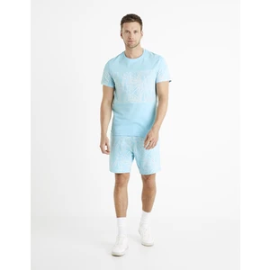 Celio Patterned T-Shirt Deplaced - Men