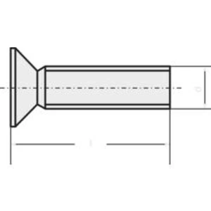 Zápustný šroub TOOLCRAFT 889794, N/A, M4, 16 mm, nerezová ocel, 1 ks