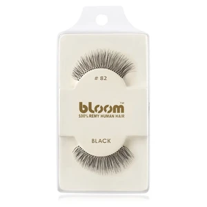 Bloom Natural nalepovací řasy z přírodních vlasů No. 82 (Black) 1 cm