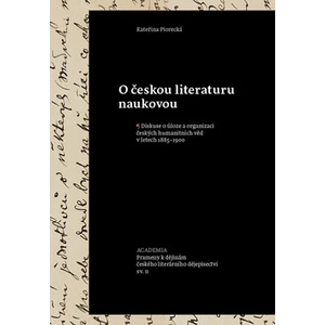 O českou literaturu naukovou - Kateřina Piorecká