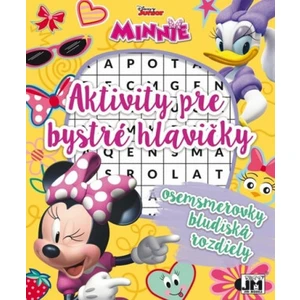 Aktivity pre bystré hlavičky Minnie -- osemsmerovky, bludiská, rozdiely