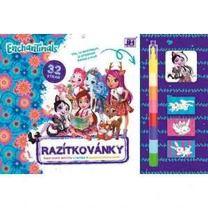 JIRI MODELS Razítkovánky Enchantimals kreativní sešit s aktivitami