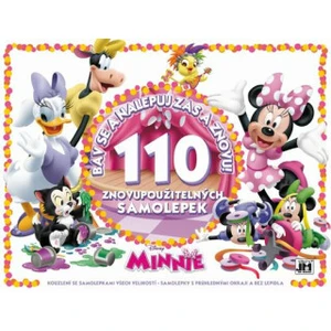 Minnie Bav se a nalepuj zas a znovu! -- 110 znovupoužitelných samolepek