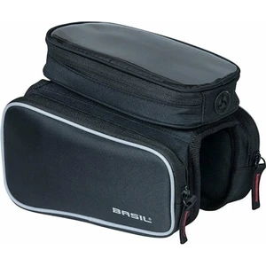 Basil Sport Design Top Tube Frame Bag Double Medium Black 1,5L