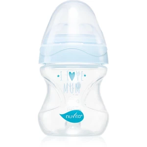 Nuvita Cool Bottle 0m+ dojčenská fľaša Transparent blue 150 ml