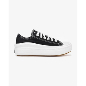 Converse Black Women's Platform Sneakers Chuck Taylor All Star Move Low - Women