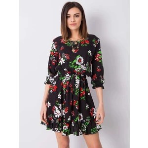 Black floral dress from Arlette