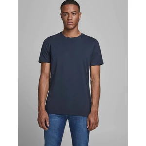 Dark Blue Basic T-Shirt Jack & Jones Organic - Men