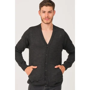 V0010 DEWBERRY MEN'S BUTTON HIRKA-ANTHRACITIS