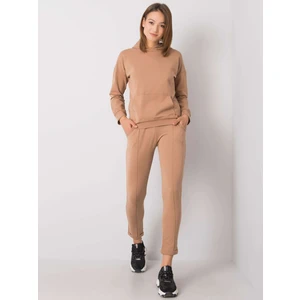 RUE PARIS Camel casual set