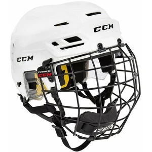 CCM Casco per hockey Tacks 210 Combo SR Bianco S