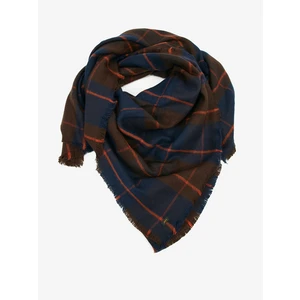 Blue-Brown Men's Plaid Scarf Lee - Men