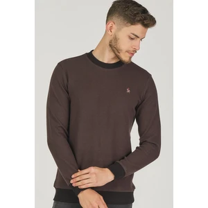 V4004 DEWBERRY MEN'S SWEATSHIRT-COFFEE