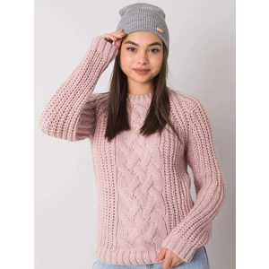 RUE PARIS Gray knitted hat