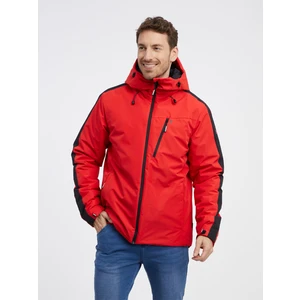 Men's red winter jacket SAM 73 Decimus