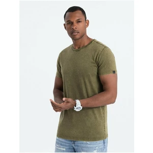 Ombre Men's T-shirt with ACID WASH effect