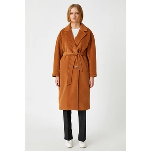 Koton Women's Light Brown Coat