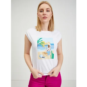 White Women's T-Shirt ORSAY - Women