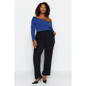 Trendyol Curve Black Knitted Pants