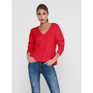 Red Womens Sweater JDY Elanora - Women