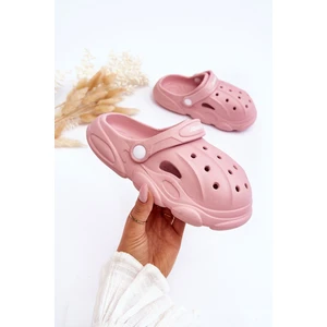 Kids foam slippers Crocs Pink Cloudy