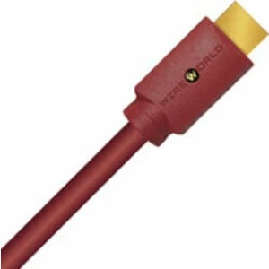 WireWorld Radius 48Gbps (RAH-48) 3 m Rojo Cable de vídeo Hi-Fi