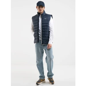 Big Star Man's Vest Outerwear 130391 Blue 403